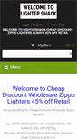 Mobile Screenshot of lightershack.com